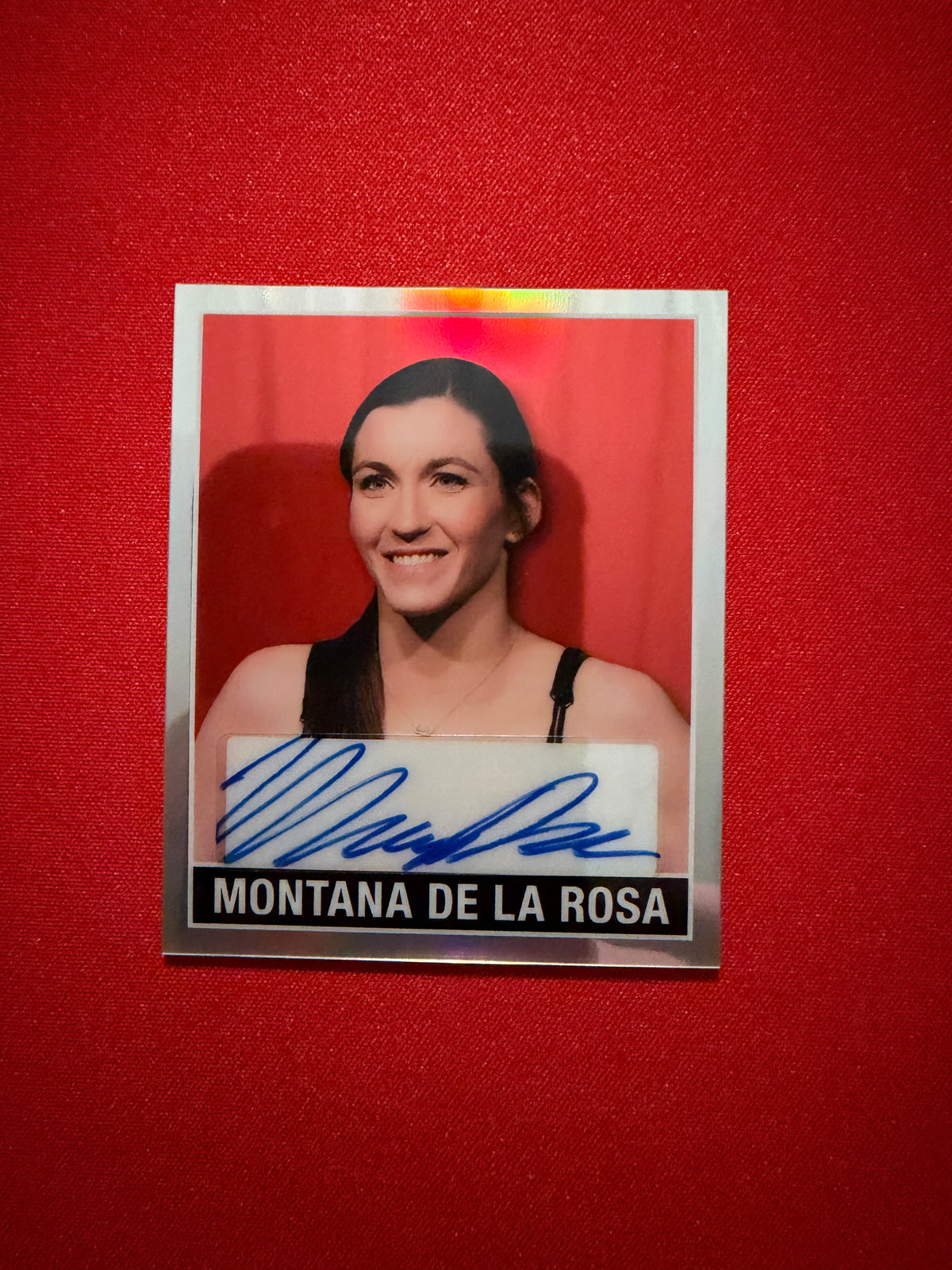 Montana De La Rosa 2026 Leaf Metal Ring Kings 1948 Auto Red 4/4 Bookend