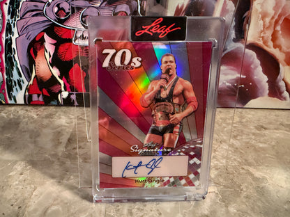 Kurt Angle 2026 Leaf Signature Series 70s Series Auto 1/1