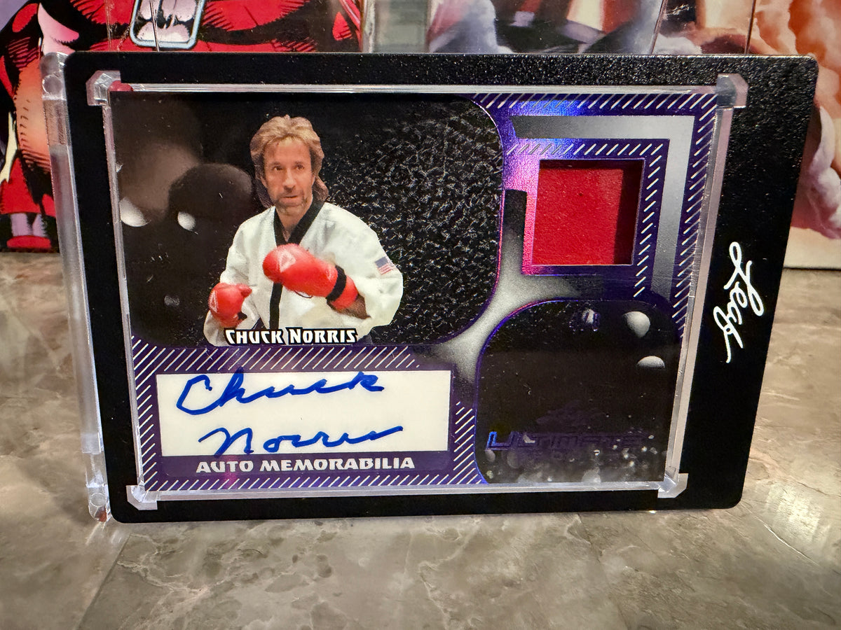 Chuck Norris 2026 Leaf Ultimate Sports Auto Memorabilia Game-Used /8