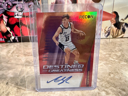 Austin Reeves 2022-23 Panini Recon Destined For Greatness Auto /99