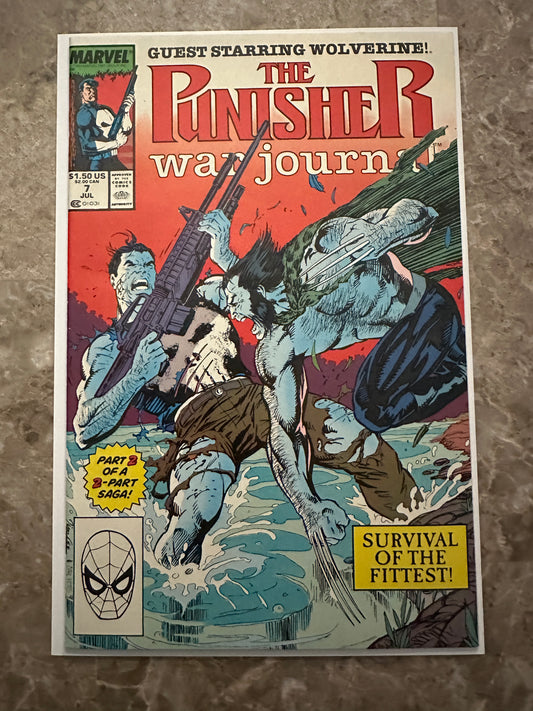 Punisher War Journal #7 NM 9.4 (1989 Marvel)