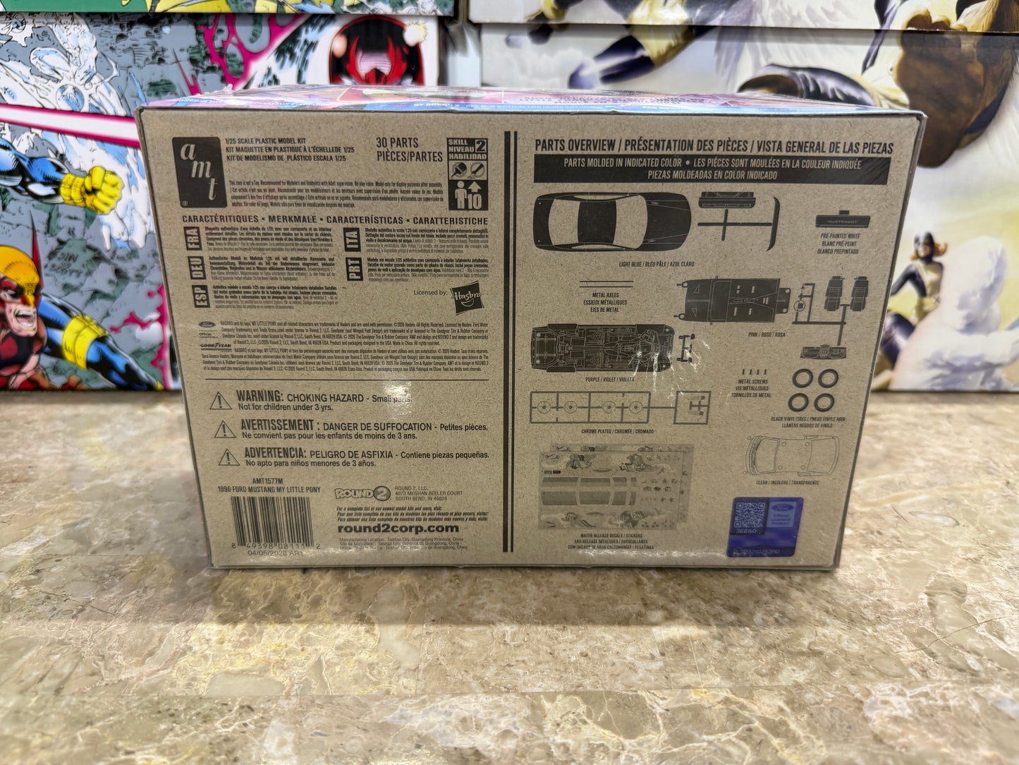 🦄 AMT My Little Pony 1996 Ford Mustang GT 1/25 Scale Snap-Together Model Kit