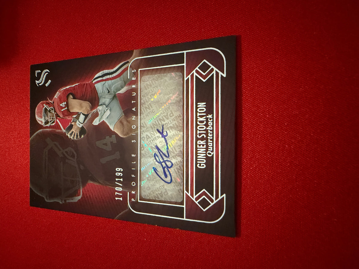 Gunner Stockton 2025 Panini Silhouette Football Profile Signatures /199