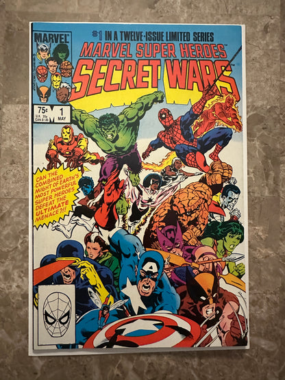 Marvel Super Heroes: Secret Wars #1 VF 8.0-8.5 (Marvel Comics 1984)