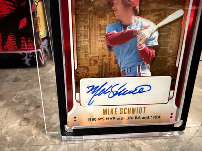 Mike Schmidt 2026 Leaf City of Champions Performance Ages Auto Color Match 6/6