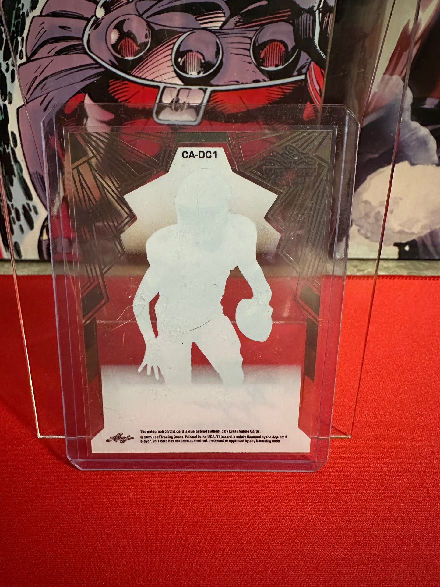 2025 Leaf Trinity Dereon Coleman Blue Clear Auto Autograph # 1/35 - True