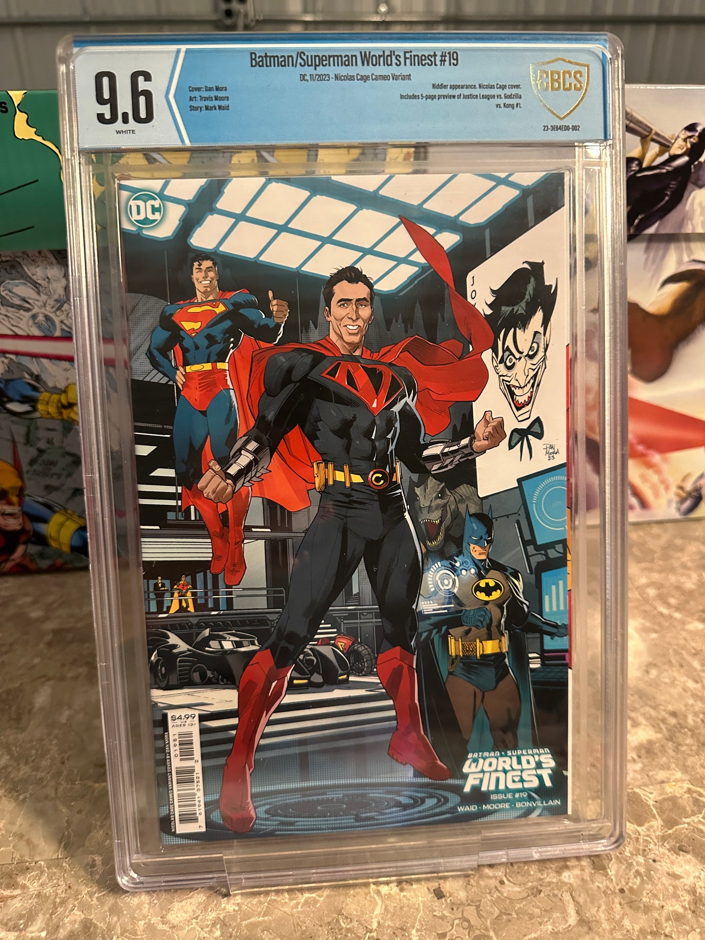 Batman/Superman World's Finest #19 CBCS/CGC 9.6 WP (1966) - Cage Cover