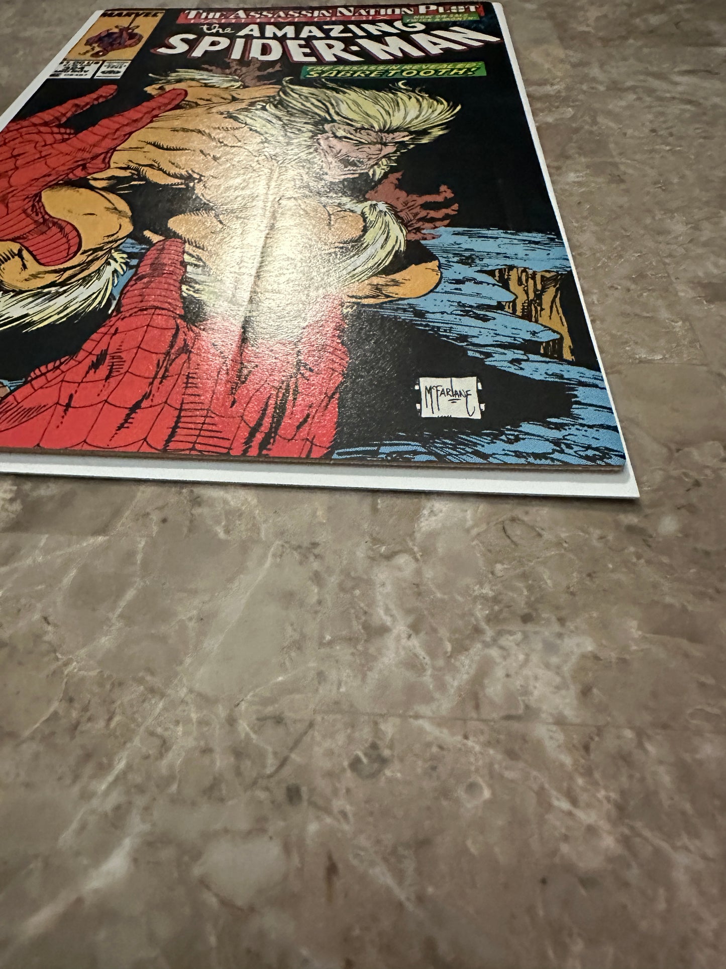 Amazing Spider-Man #324 Newsstand VF- 7.5 (1989 Marvel)