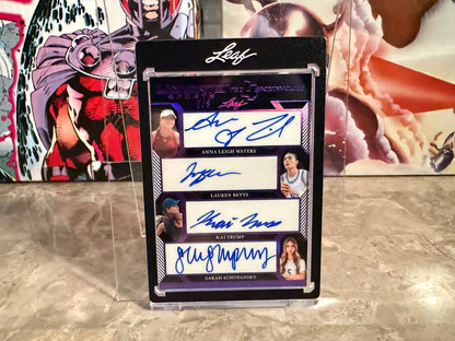 Anna Leigh Waters Betts Trump 2026 Leaf Ultimate Sports 4 Sportswomen Auto /8