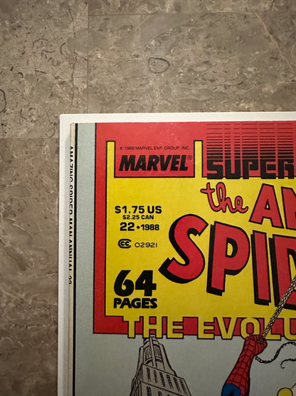 Amazing Spider-Man Annual #22 Newsstand VF- 7.5 (1988 Marvel)