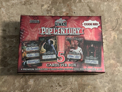 2026 Leaf Pop Century Code Red Hobby Box