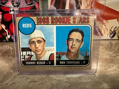 1968 Topps #247 Johnny Bench Rookie RC - Great Color - Clean Back - No Creases