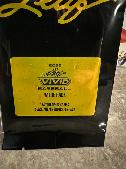 2026 Leaf Vivid Baseball Value Pack