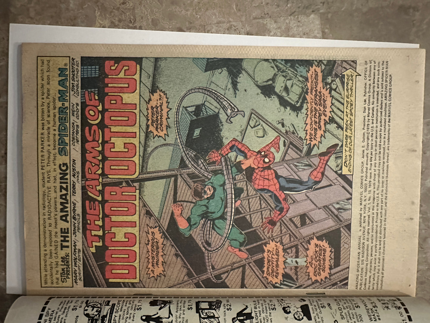 Amazing Spider-Man Annual #13 Newsstand FN+ 6.5 (1979 Marvel)