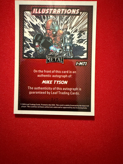 Mike Tyson 2026 Leaf Metal Ring Kings Illustrations Black 2/2