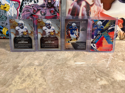 Amar Johnson Leaf Metal Optichrome Auto 1/1 Lot Super Gold Back Cracked Ice