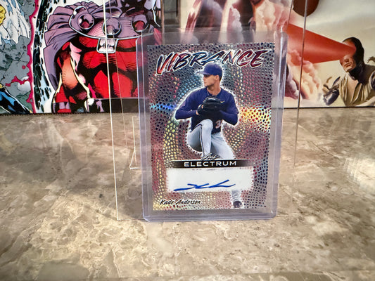 2026 Leaf Electrum Baseball Kade Anderson Vibrance Auto /3