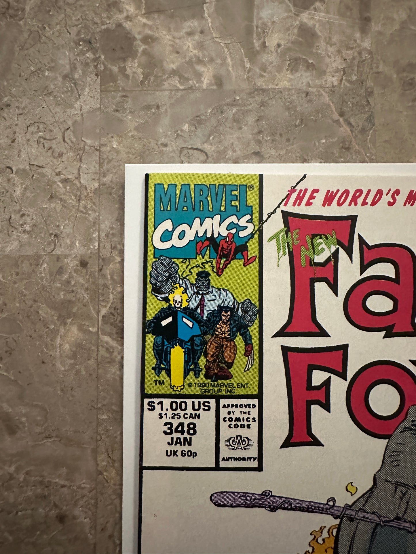 Fantastic Four #348 1st and 2nd Gold Print High Grade (1991 Marvel)