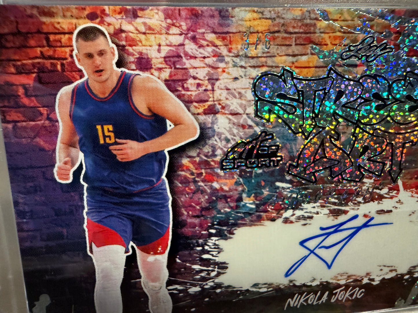 Nikola Jokic 2026 Leaf Art of Sport Street Art Auto Sparkle /6