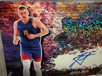 Nikola Jokic 2026 Leaf Art of Sport Street Art Auto Sparkle /6