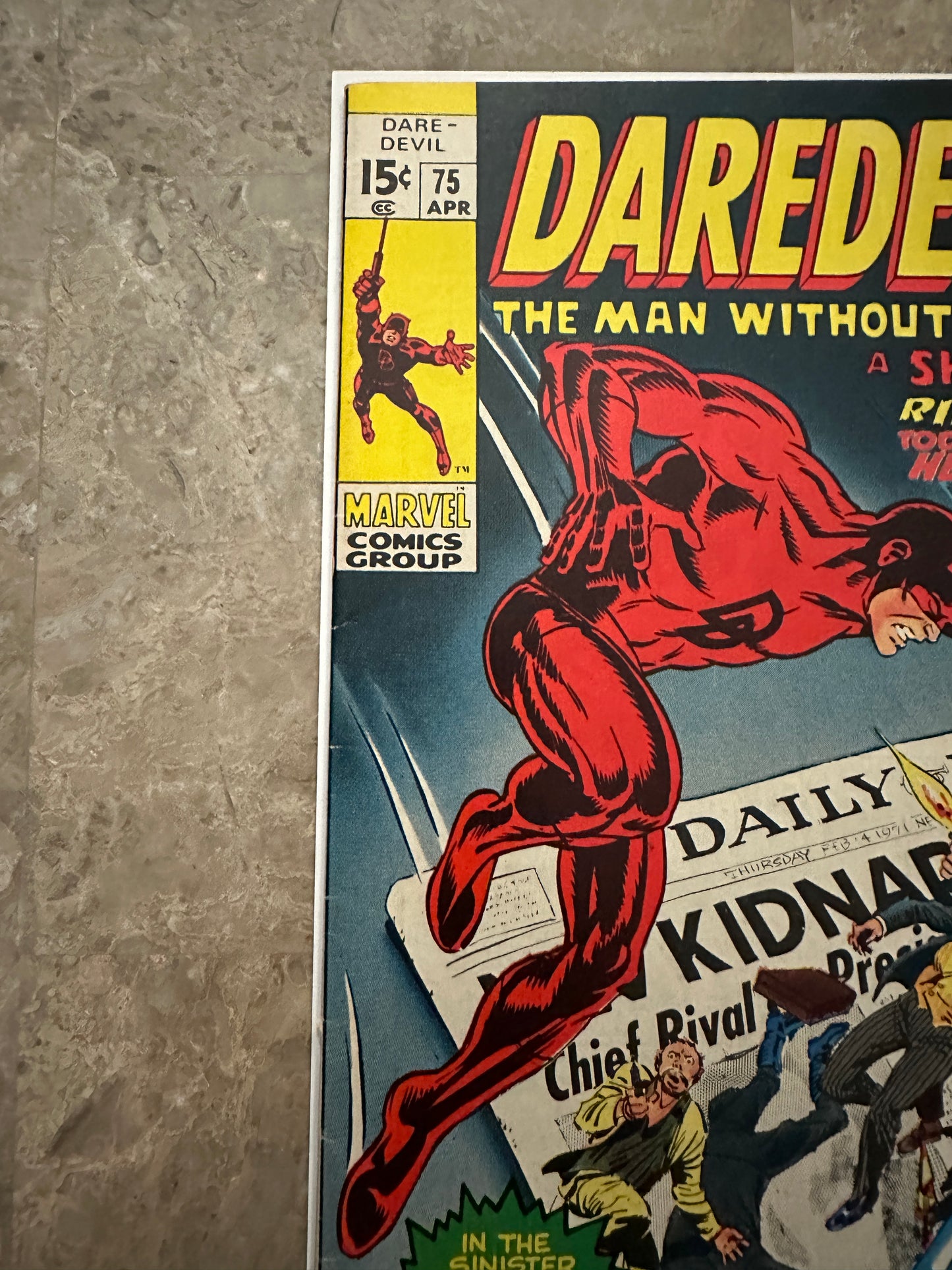 Daredevil #75 FN+ 6.5-7.0 (1971 Marvel) - Beautiful, glossy copy for grade
