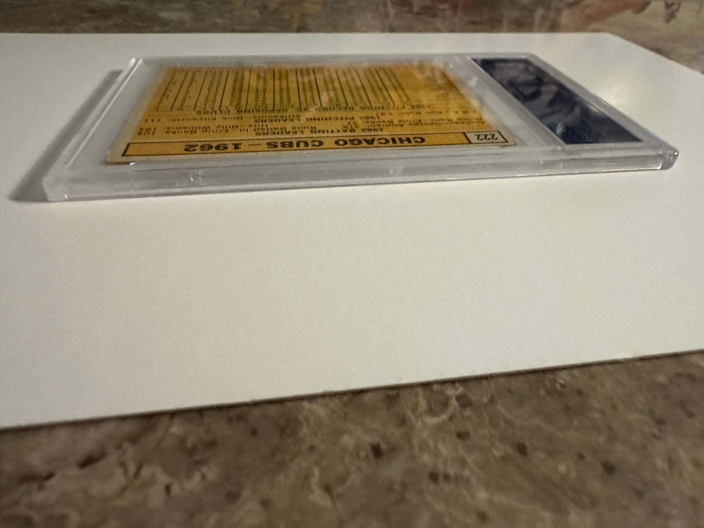 Cubs Team #222 PSA Graded EX 5 (1963 Topps)
