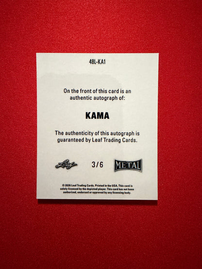 Kama 2026 Leaf Metal Ring Kings 1948 Auto Pink /6