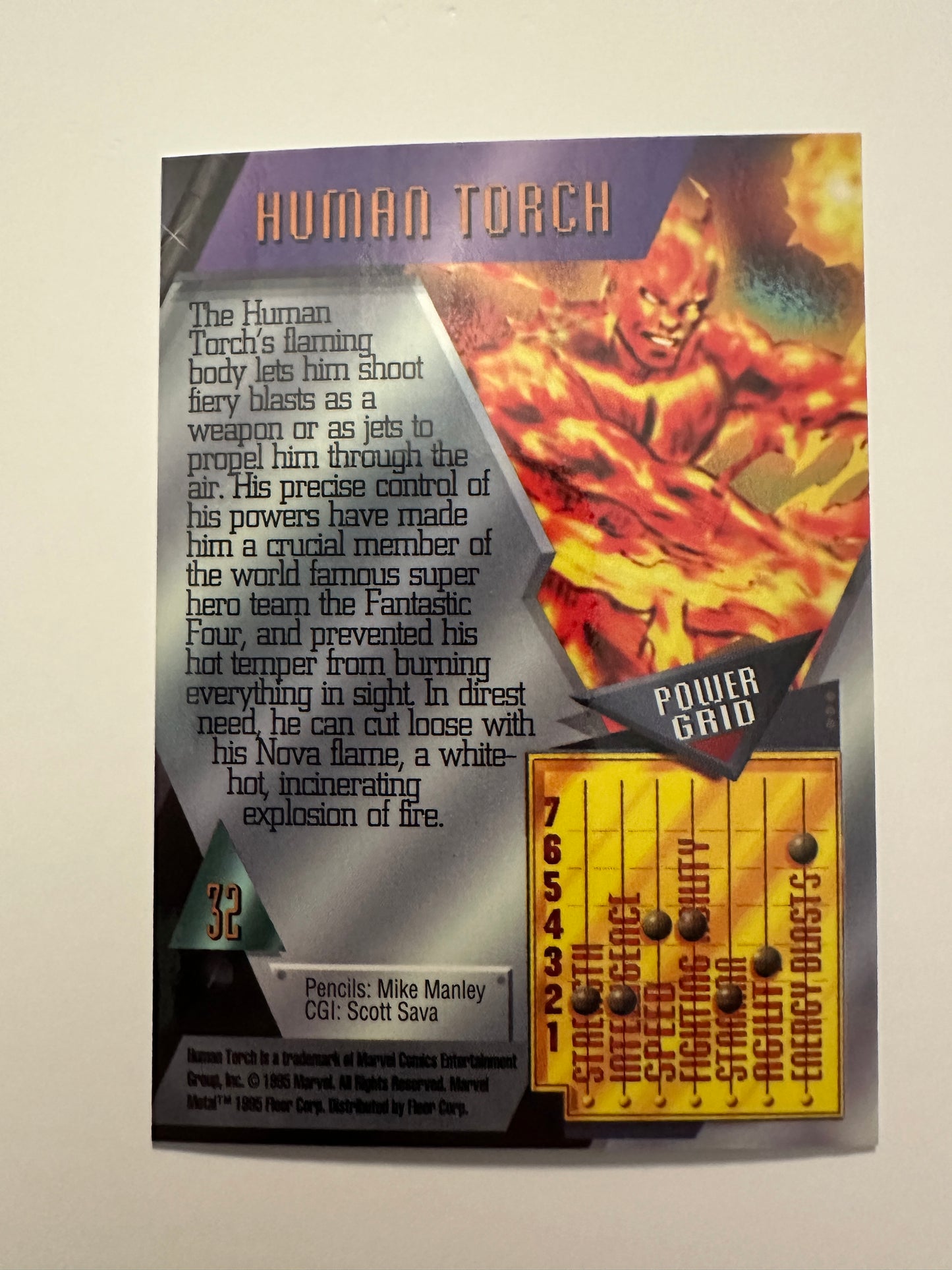 Human Torch #32 (1995 Marvel Metal) - High grade