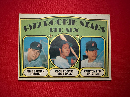 1972 Topps #79 CARLTON FISK Rookie Card RC - Red Sox - VG Condition