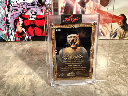 Martin Brodeur 2026 Leaf Art of Sport Grisaille Auto Bronze /5