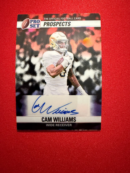 Cam Williams 2026 Leaf Pro Set Metal 1990 RWB Auto 1989 Mini Gold Super Prismatic 1/1 Lot