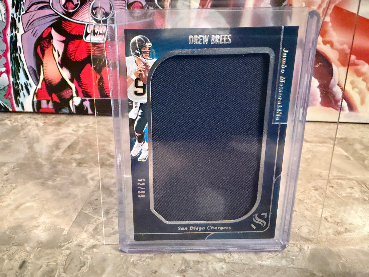 Drew Brees 2025 Panini Silhouette Football Jumbo Memorabilia /99