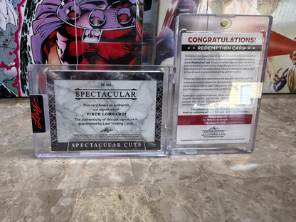Vince Lombardi 2026 Leaf Spectacular Football Spectacular Cuts Signature Masterpiece 1/1