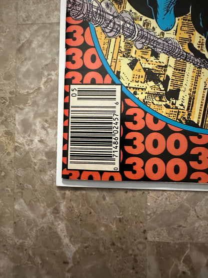 Amazing Spider-Man #300 Newsstand FN+ 6.5 (Marvel Comics 1988) - 1st Venom