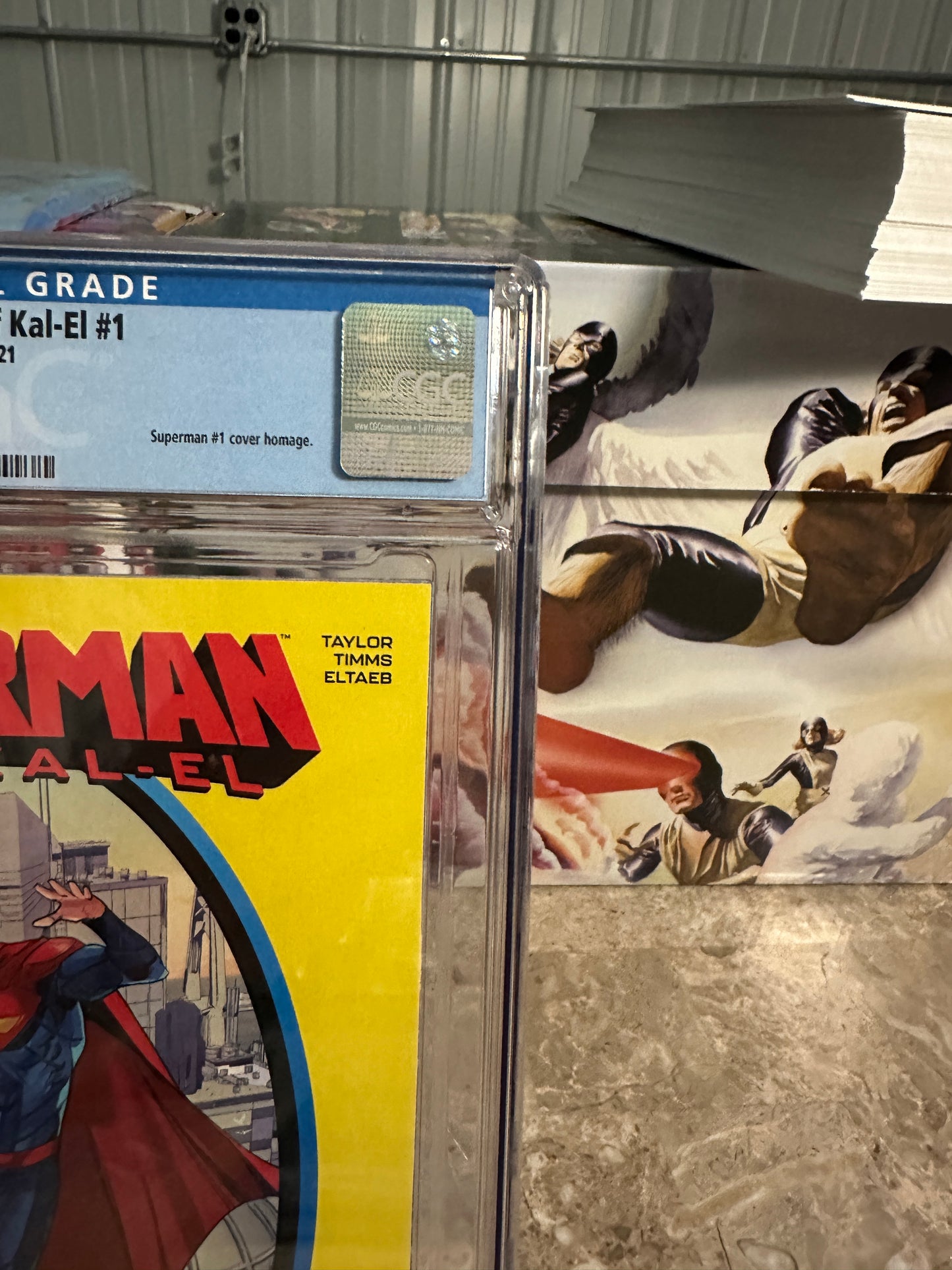 Superman: Son of Kal-El #1 CGC 9.8 (DC 2021) - Superman #1 Cover Homage