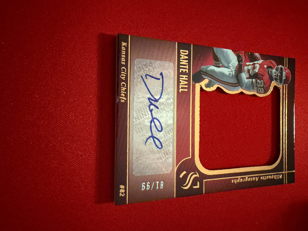 Dante Hall 2025 Panini Silhouette Football Silhouette Autographs /99