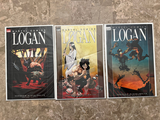 Logan #1-3 Full Set Mixed Grades (Marvel Comics 2008)