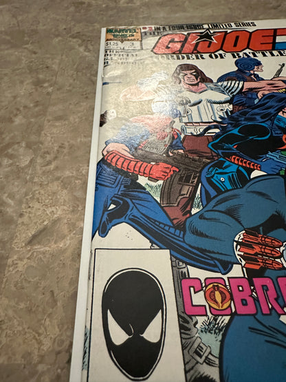 G.I. Joe: Order of Battle #1-3 Some Newsstand (Marvel 1986)