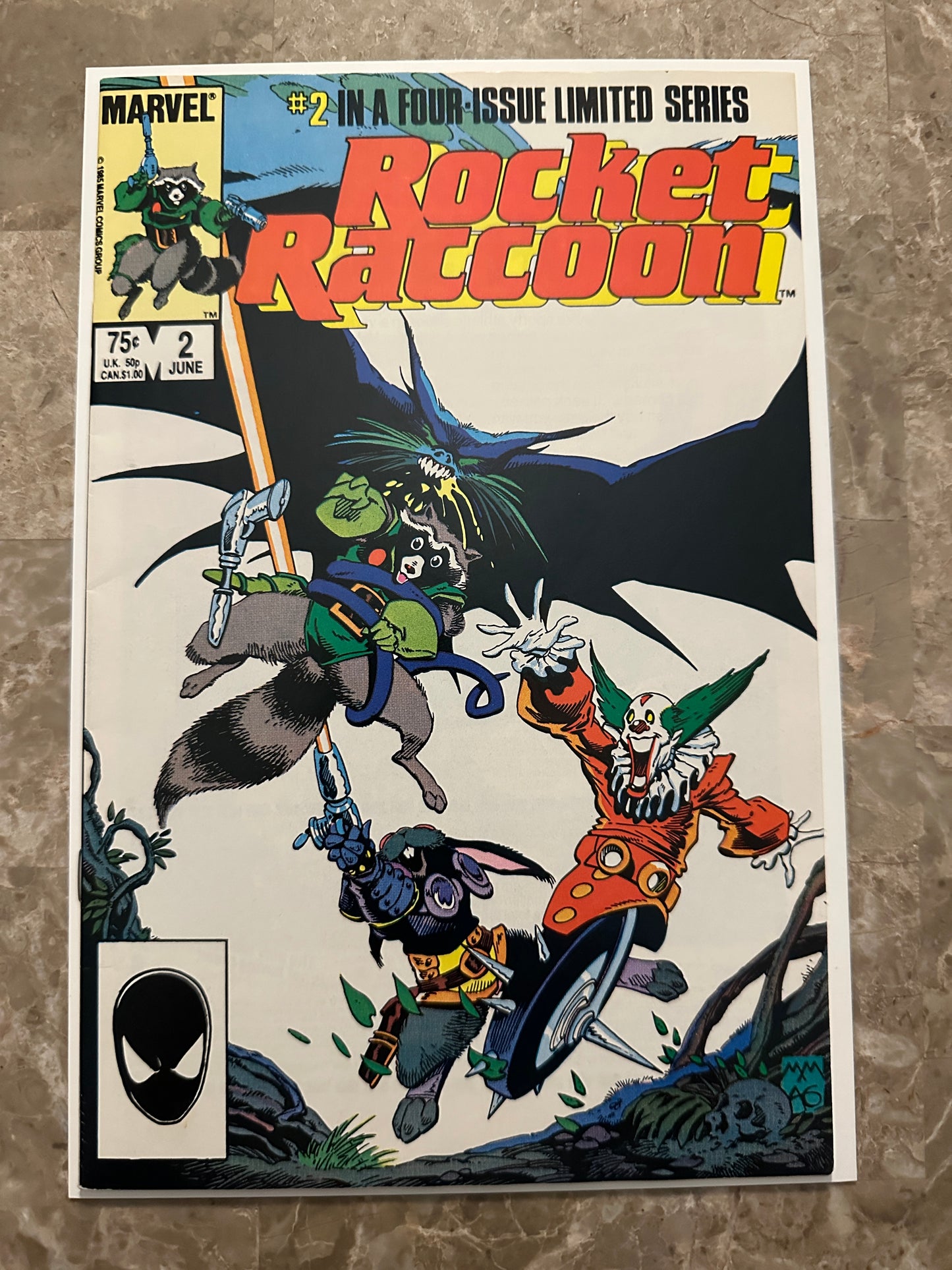 Rocket Raccoon #1-4 Full Set High Grade Newsstand (1985 Marvel Comics)
