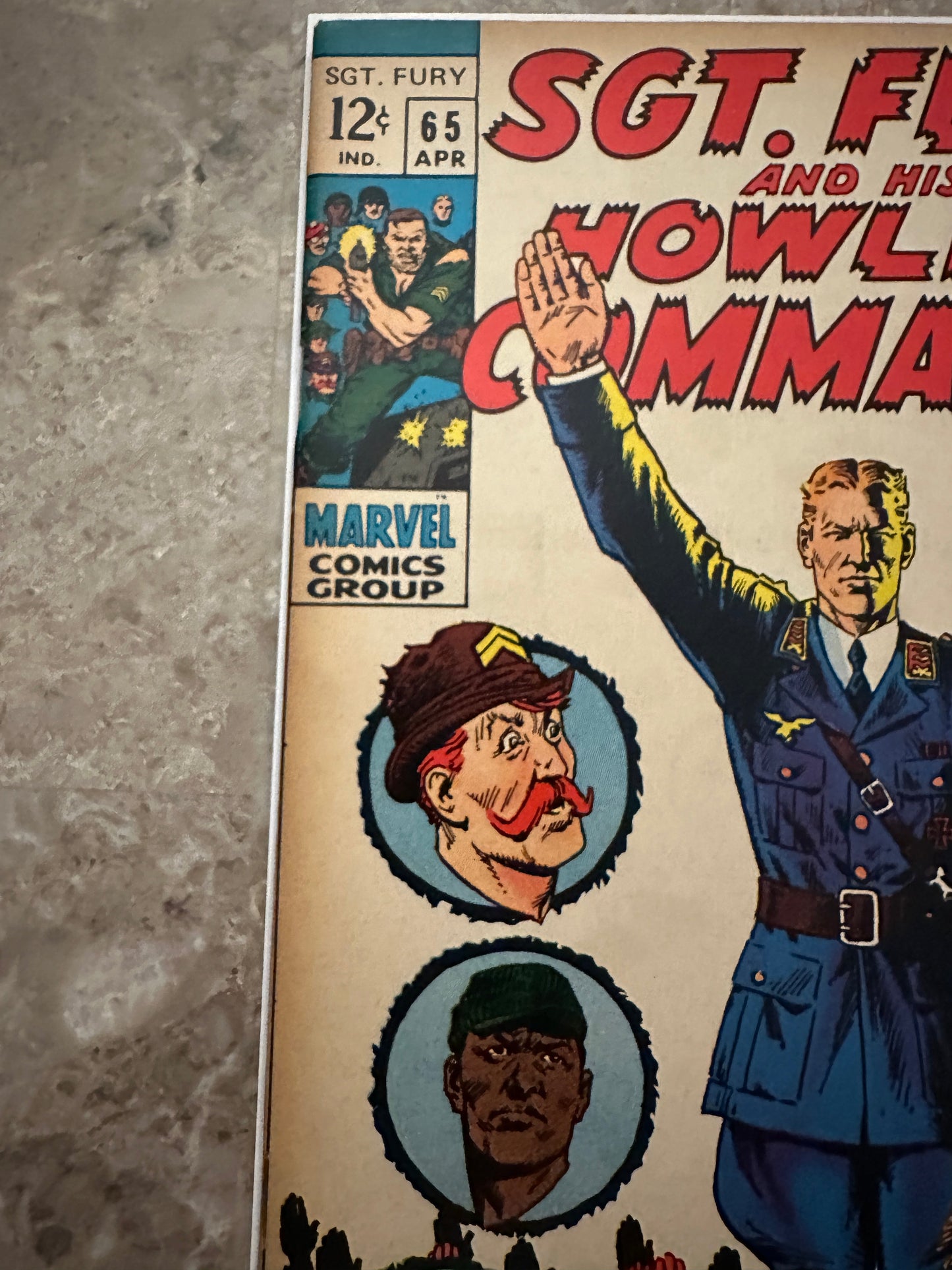 Sgt Fury #65 FN- 5.5 (Marvel Comics 1969) - Higher Grade with tanning