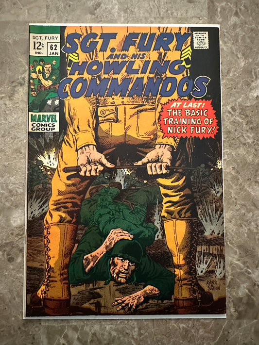 Sgt Fury #62 FN/VF 7.0 (Marvel Comics 1969) - Glossy Copy