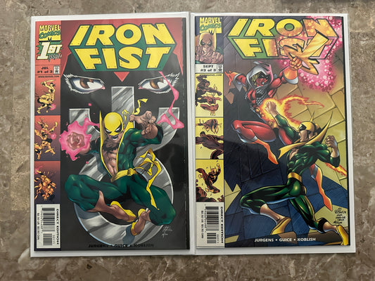 Iron Fist #1,3 High Grade (1998 Marvel)
