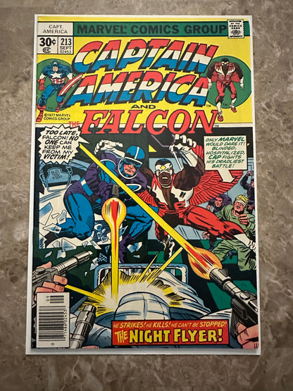 Captain America #213 VF- 7.5 (1977 Marvel Comics)