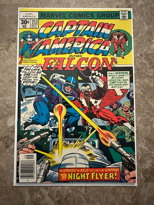 Captain America #213 VF- 7.5 (1977 Marvel Comics)