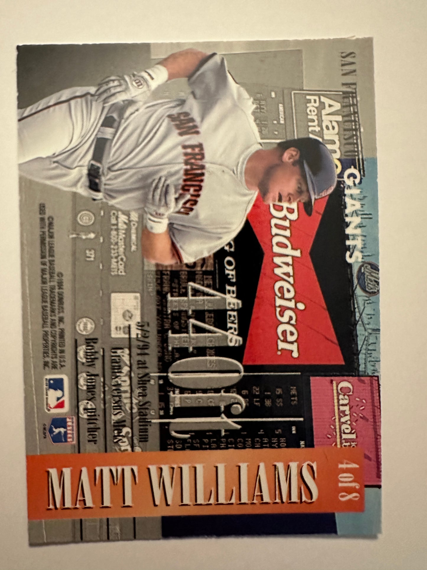 1995 Donruss Long Ball Leaders (8 card set) - Higher grade