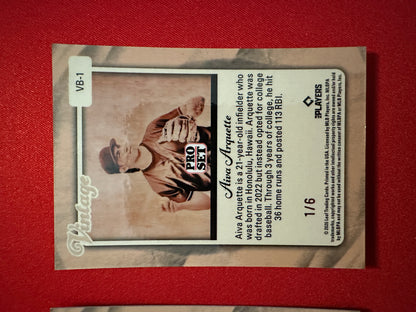 2026 Pro Set Aiva Arquette Vintage Pink Prismatic /6 & Silver Auto /25 Lot