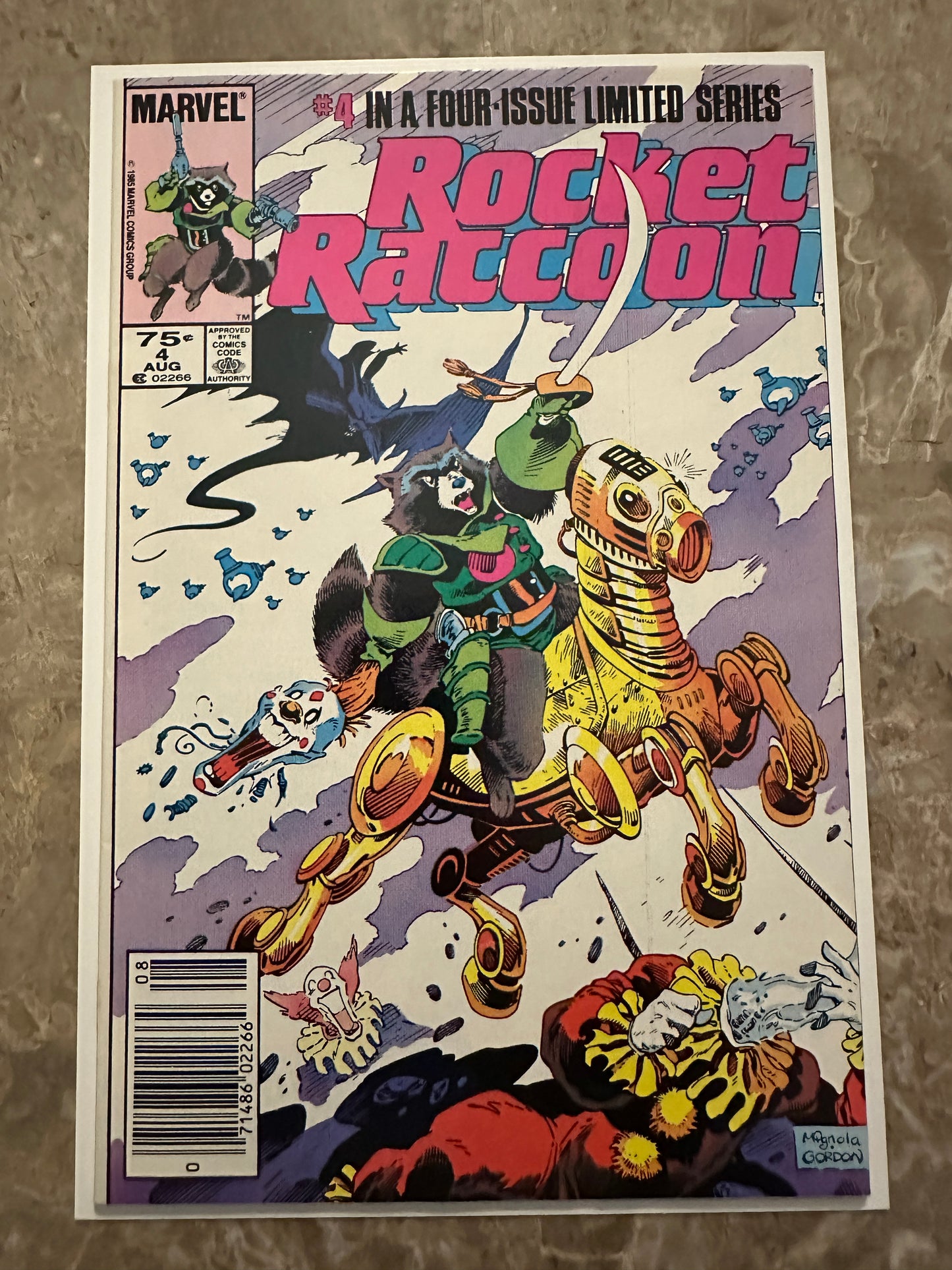 Rocket Raccoon #1-4 Full Set High Grade Newsstand (1985 Marvel Comics)