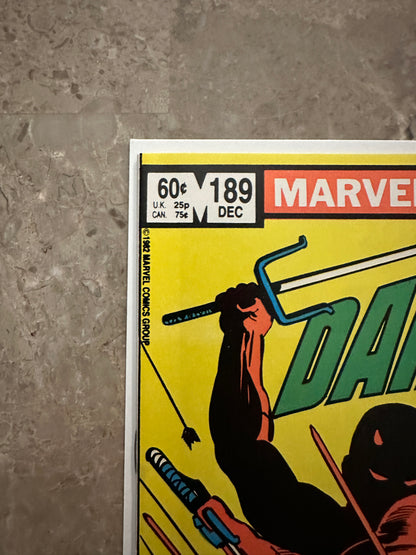 Daredevil #189 NM 9.4 (1982 Marvel Comics)