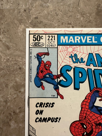 Amazing Spider-Man #221 Newsstand VF 8.0 (1980 Marvel)