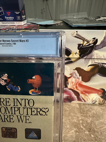 Marvel Super-Heroes: Secret Wars #3 Newsstand CGC 9.6 WP (1984) - New Case